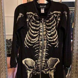 Dolls Kill Skeleton Onsie